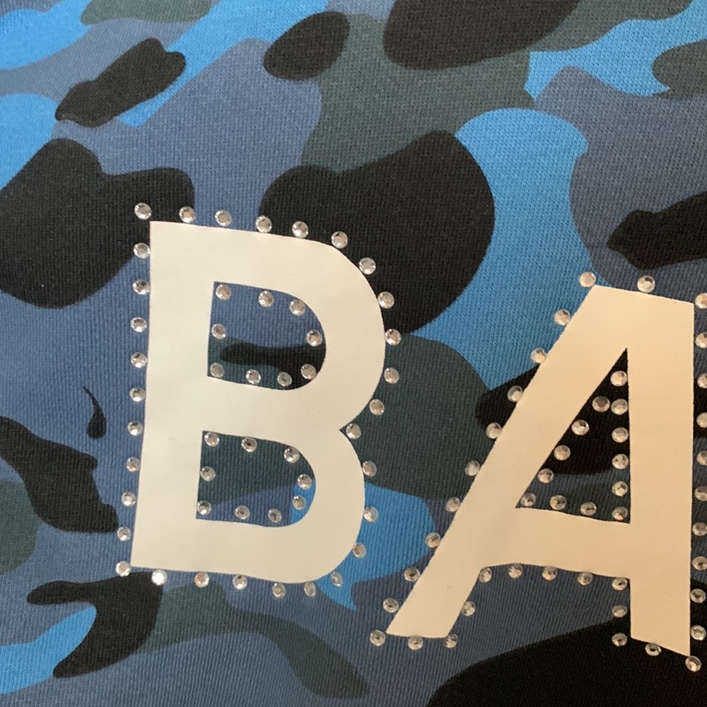Mens BAPE full zip hoodie - Picture 2 of 5